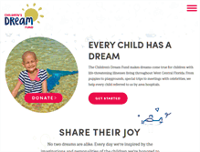 Tablet Screenshot of childrensdreamfund.org